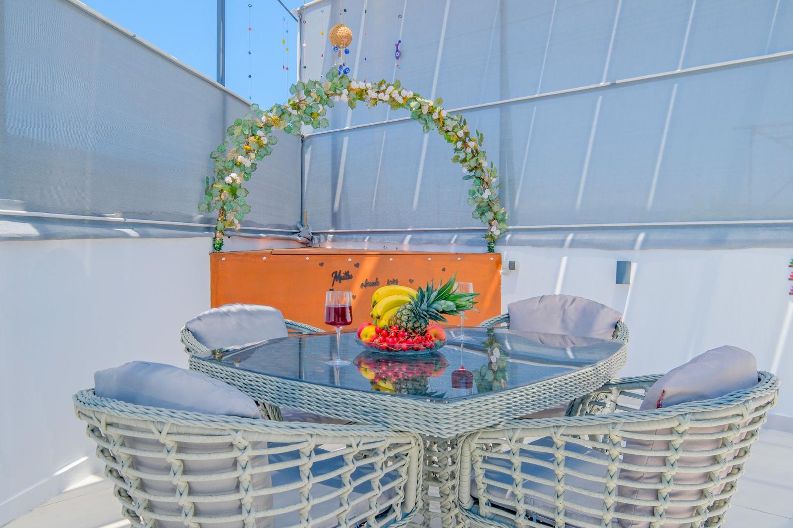Balcony with Unique Fethiye Lights and Amazing Sunset — 19