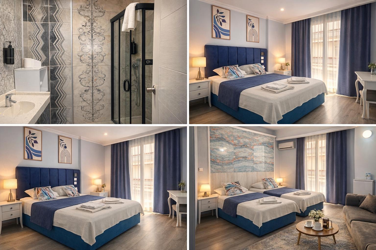 akman city hotel kuşadası family rooms — 10