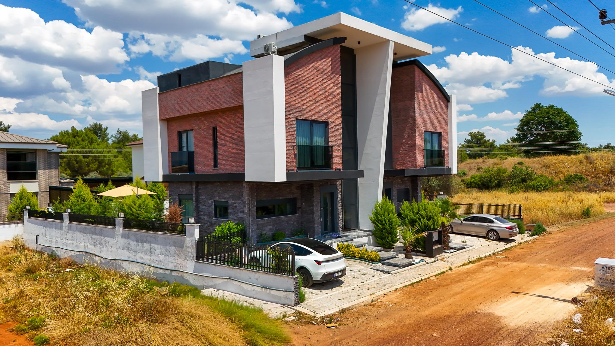 Luxury villa with private waterfall pool and garden