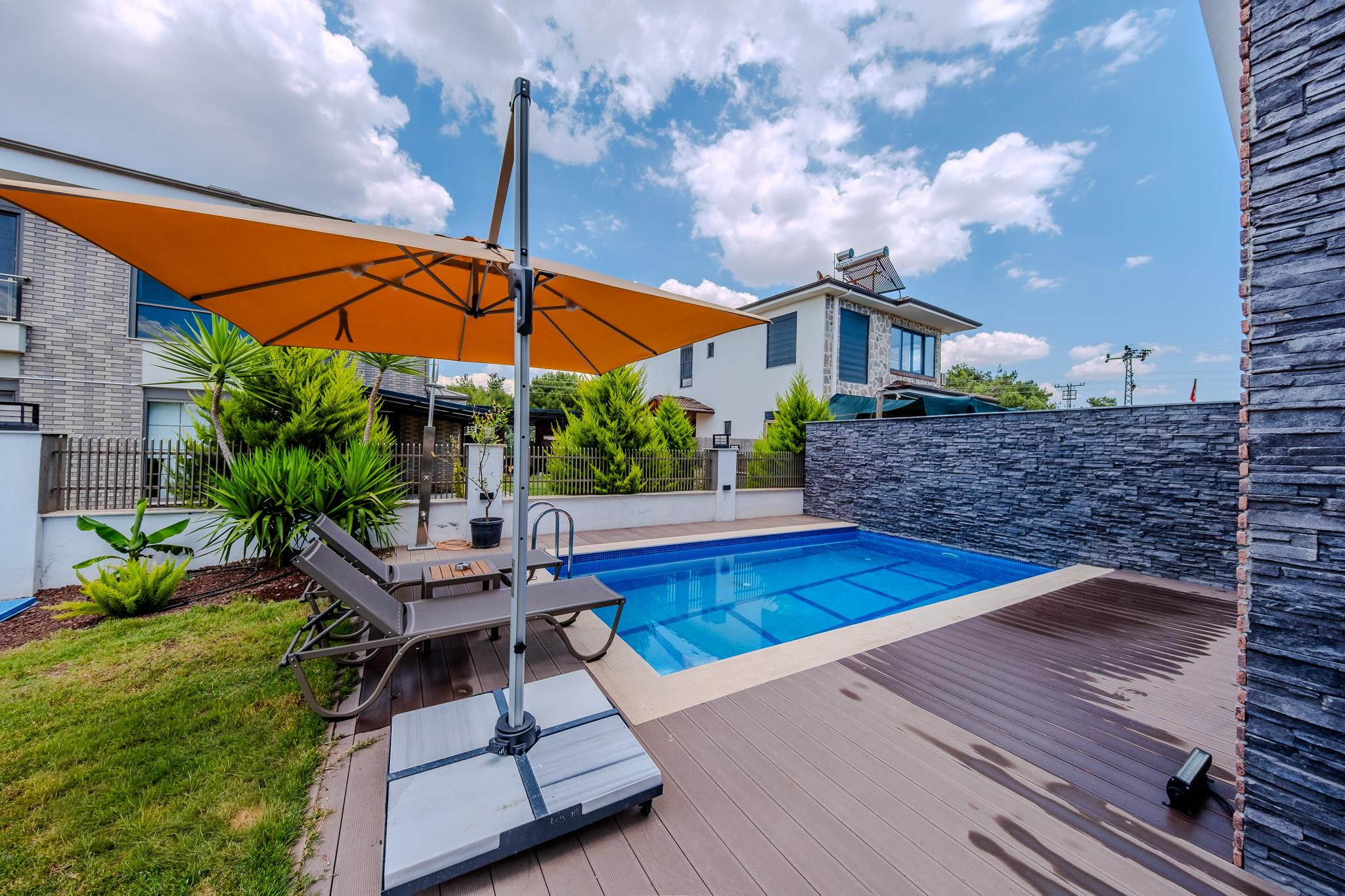 Luxury villa with private waterfall pool and garden — 7