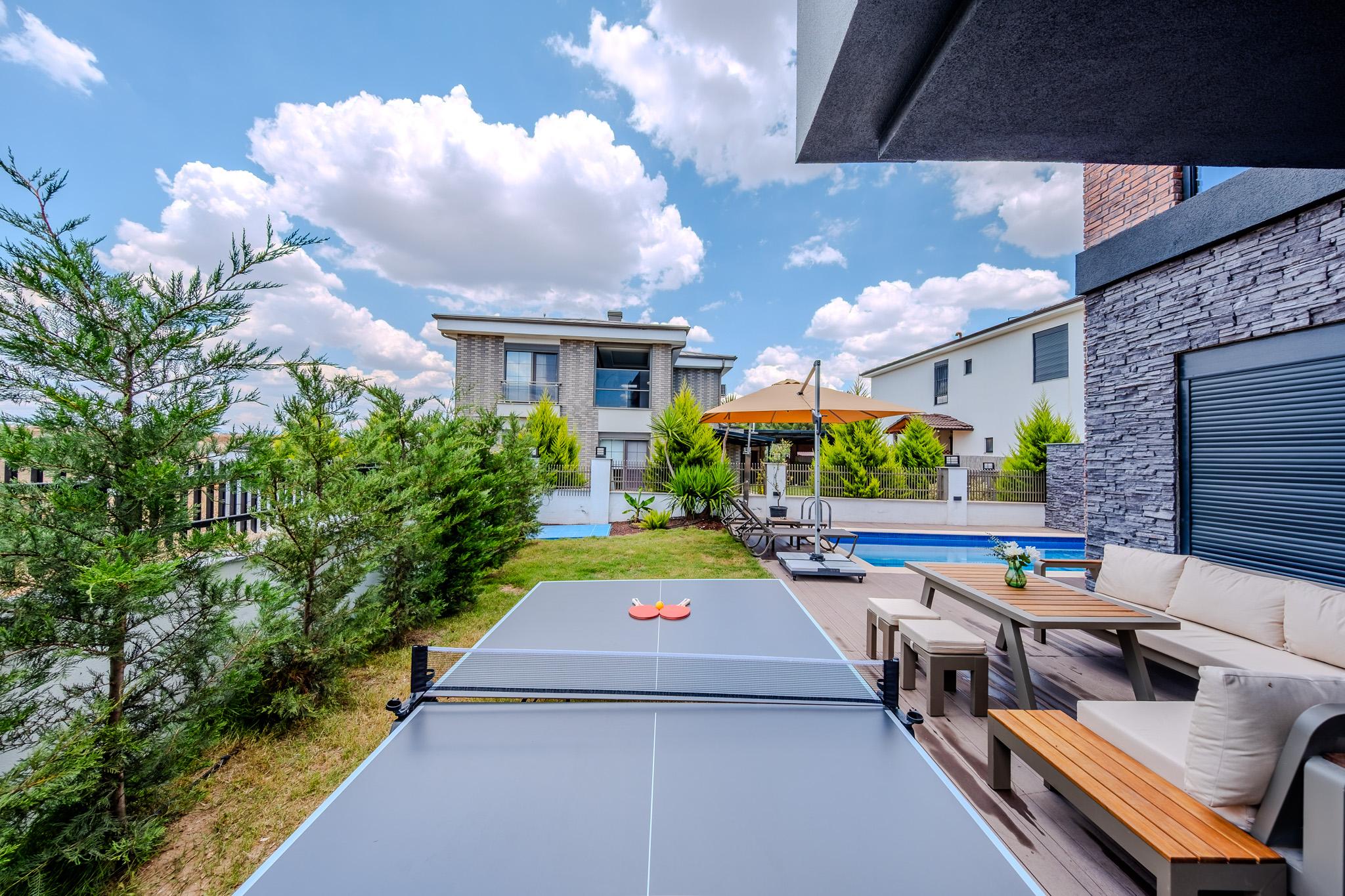 Luxury villa with private waterfall pool and garden — 5