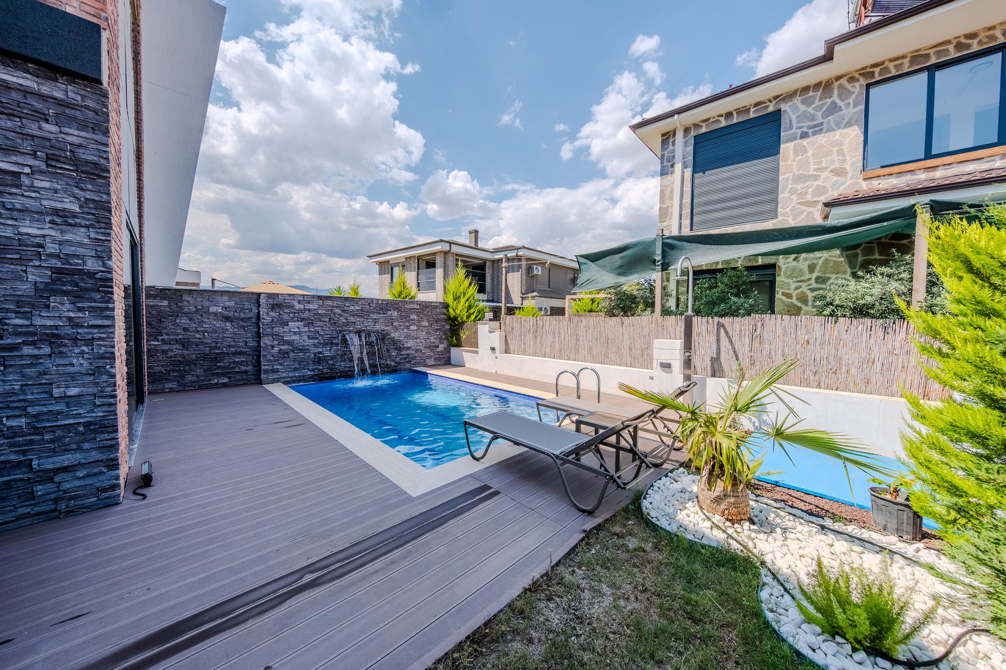 Luxury villa with private waterfall pool and garden — 32