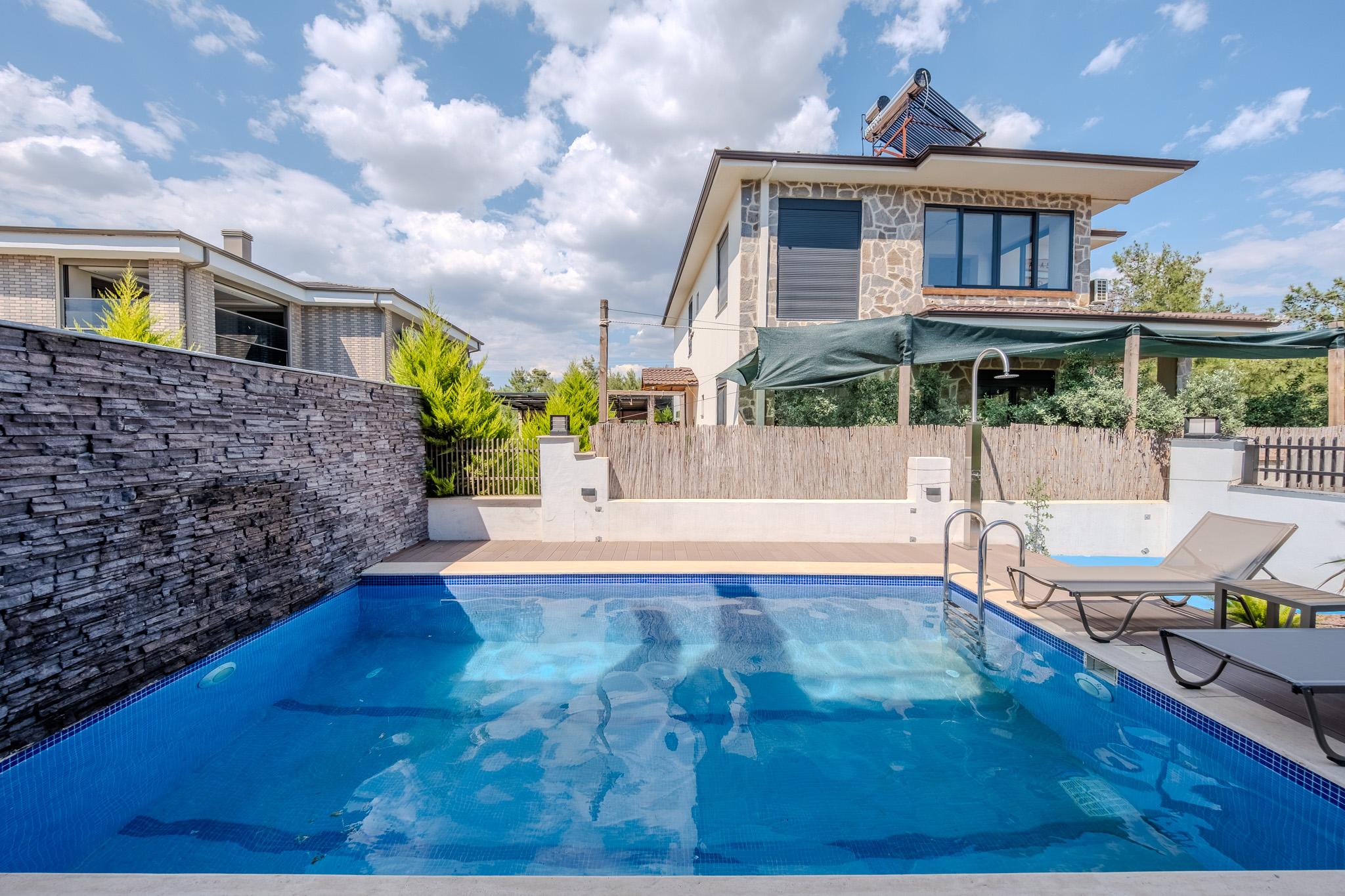 Luxury villa with private waterfall pool and garden — 33