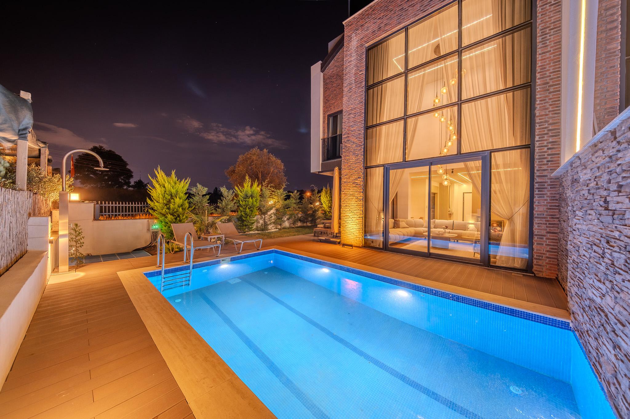 Luxury villa with private waterfall pool and garden — 36