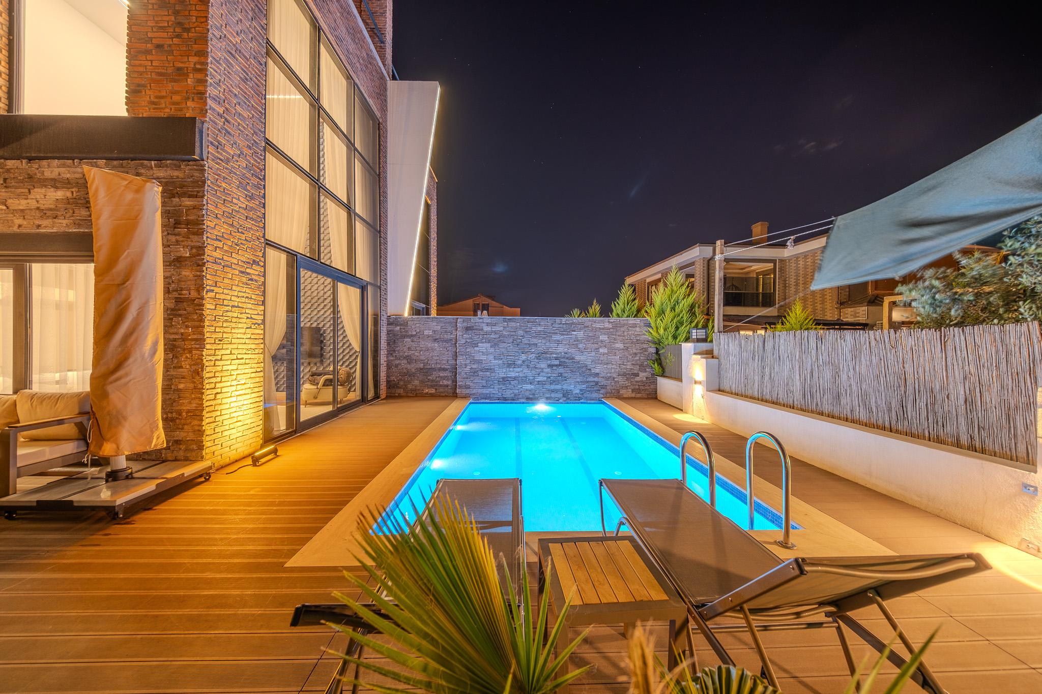 Luxury villa with private waterfall pool and garden — 35
